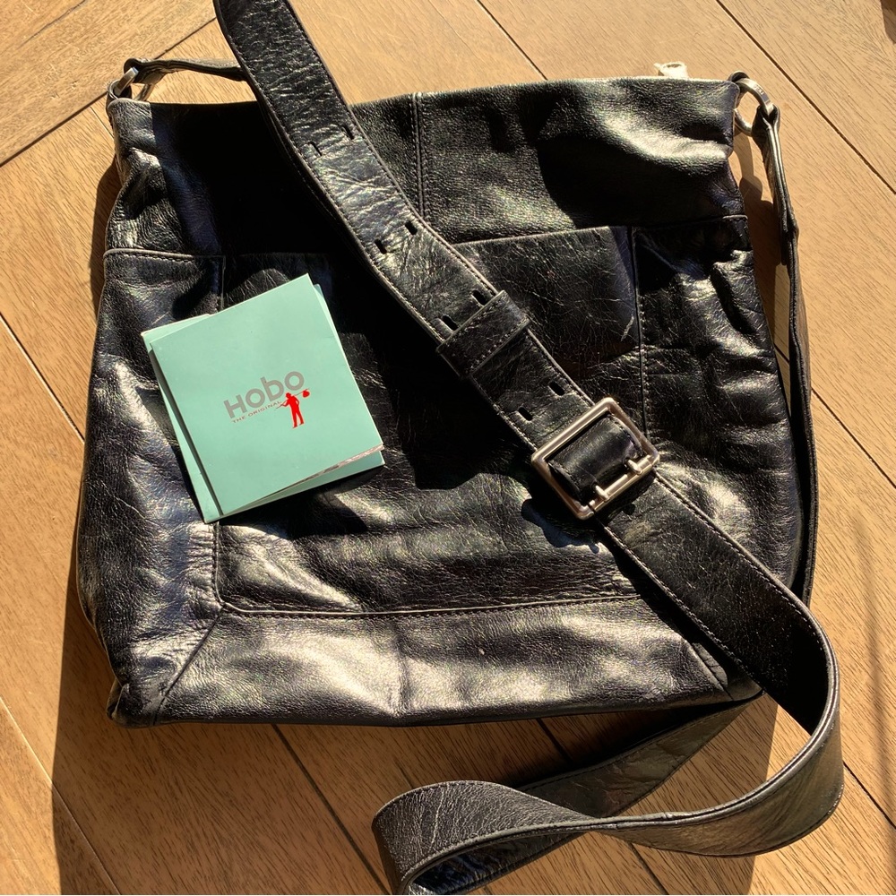 HOBO — Black Leather bag